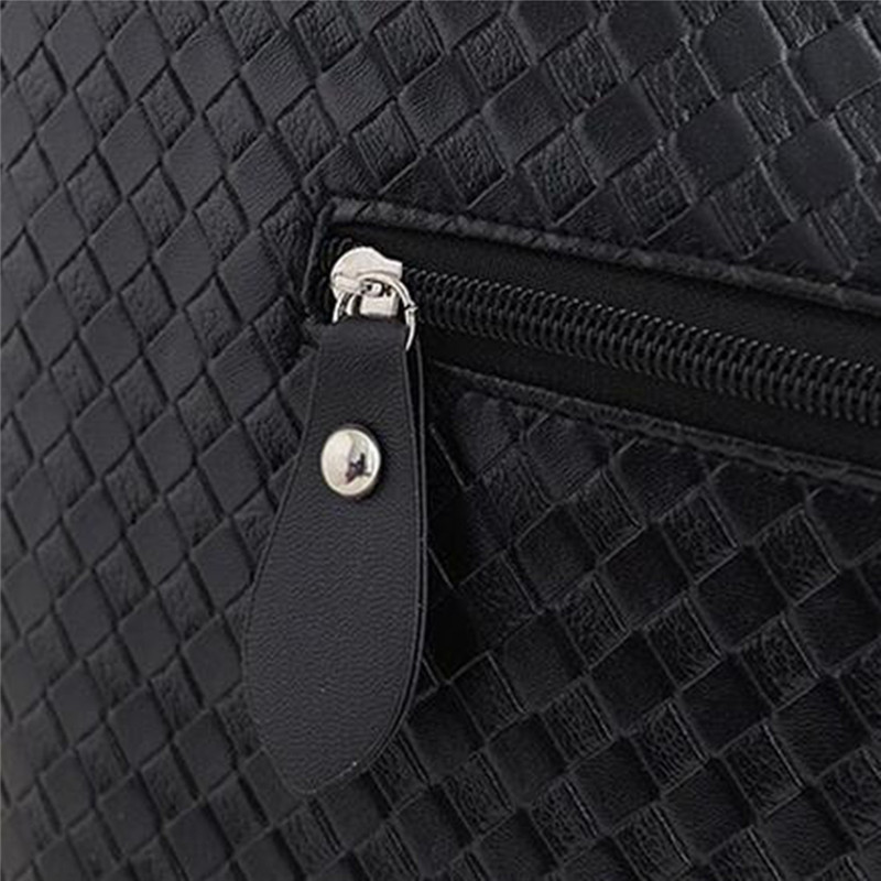 7 Farben Damen Pu Leder Handtasche Tote Schulter Taschen Große Kapazität PU Weben Tasche Fashion Luxus