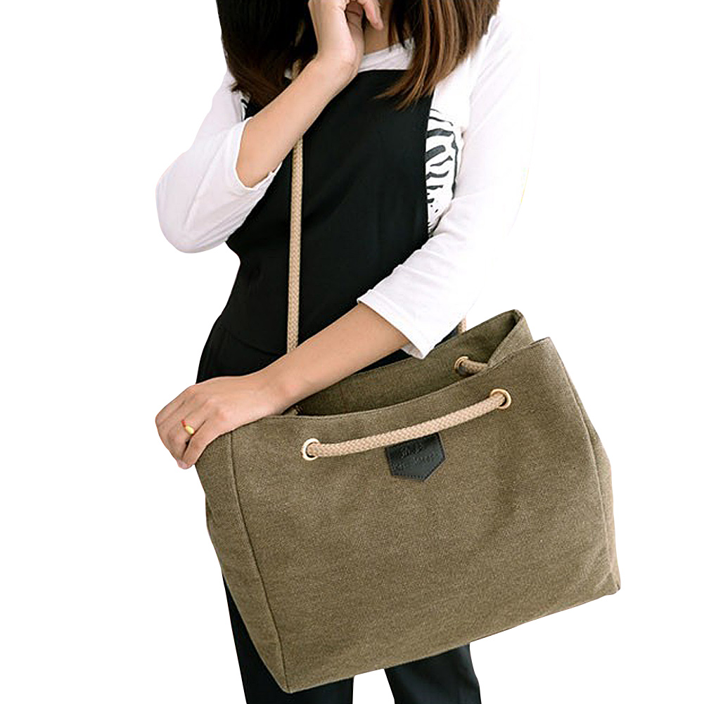 Neue Weibliche Paket Koreanische Mode Einfachen Casual Leinwand Umhängetasche Dame Diagonalpaket
