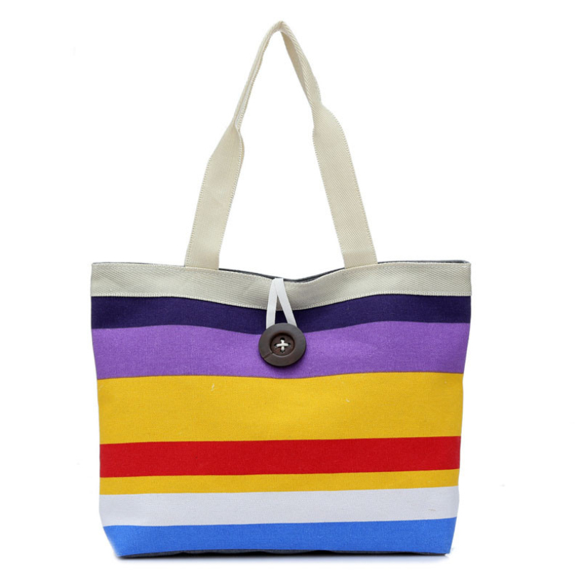 Neue marke Mode Damen Dame gestreiften Shopper Handtasche Schulter Tasche Tote Geldbeutel