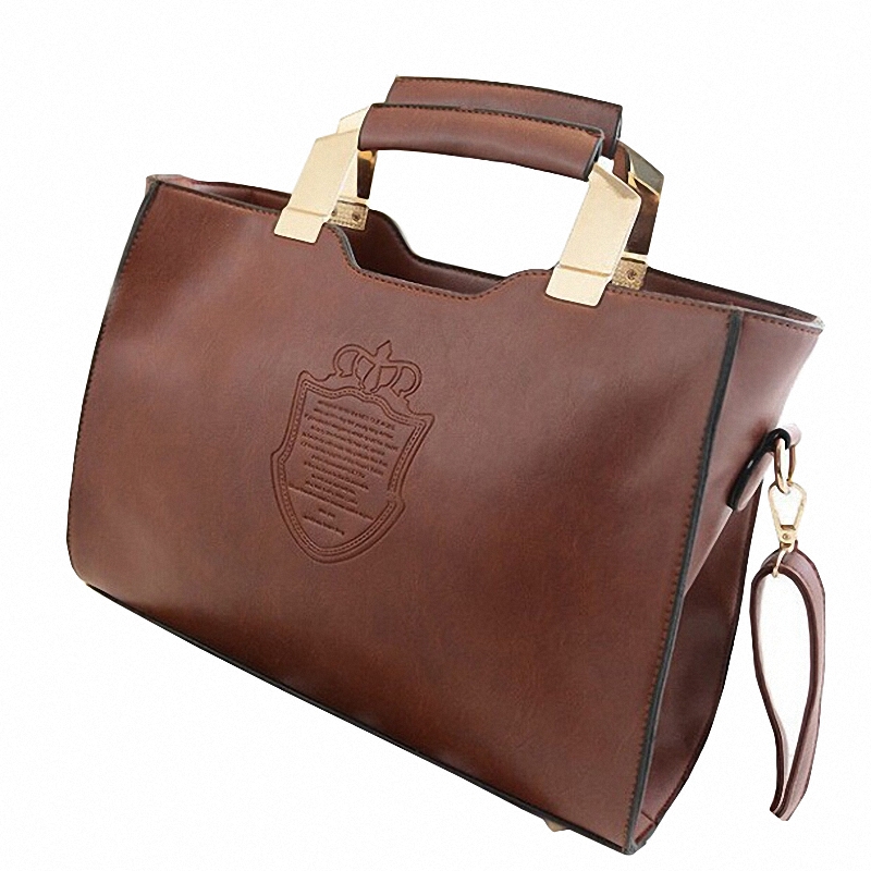 Bolsa Feminina Damen Eisen Crown Damen Handtaschen Schild Hohe Qualität Damen Leder Damen Clutch Handtasche