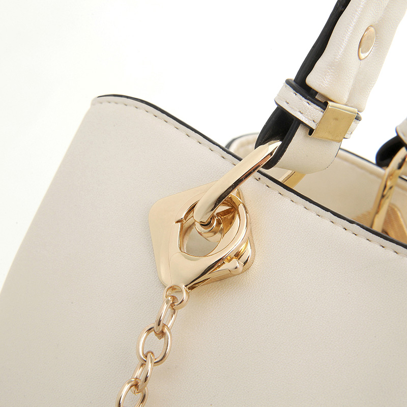 Frühling Handtasche neue Mode PU Leder Damen große Schulter Reißverschluss Weiche Damen Tasche hohe