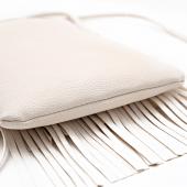 Vintage Damenschulterbeutel Pu Leder Quaste Handtaschen Reißverschluss Umhängetasche Dame Mode Umhänget
