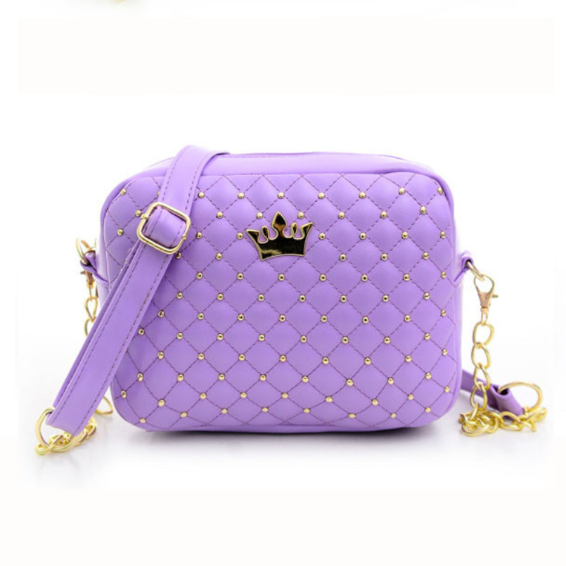 Ausgezeichnete Qualität Damen Tasche Mode Damen Messenger Taschen Niete Kette Umhängetasche Leder Crossbody