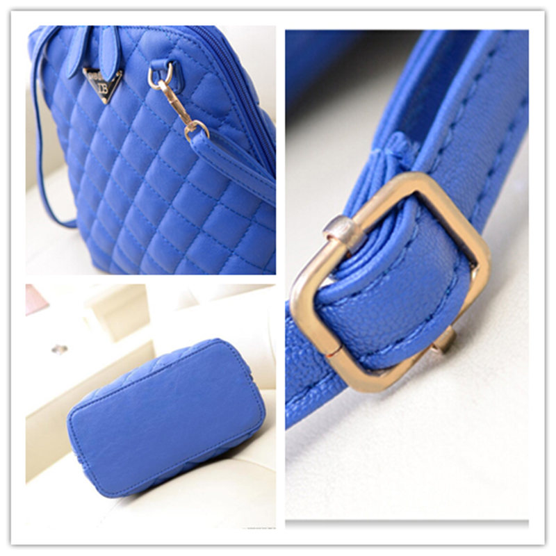 Heißer verkauf Damen Mode Kleine Shell Leder Plaid Handtasche Damen Messenger Bags Crossbody Tasche