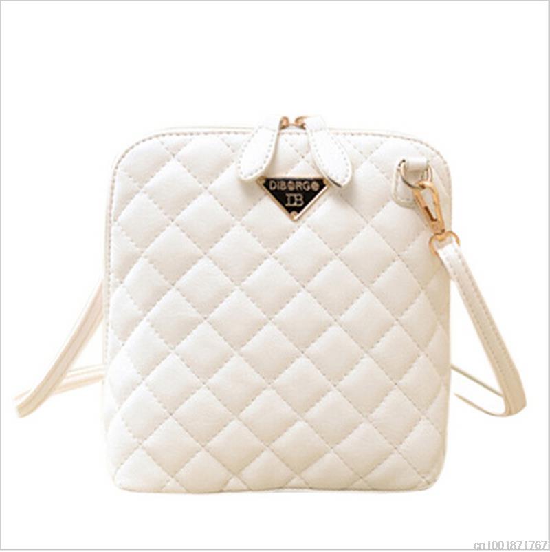 Heißer verkauf Damen Mode Kleine Shell Leder Plaid Handtasche Damen Messenger Bags Crossbody Tasche