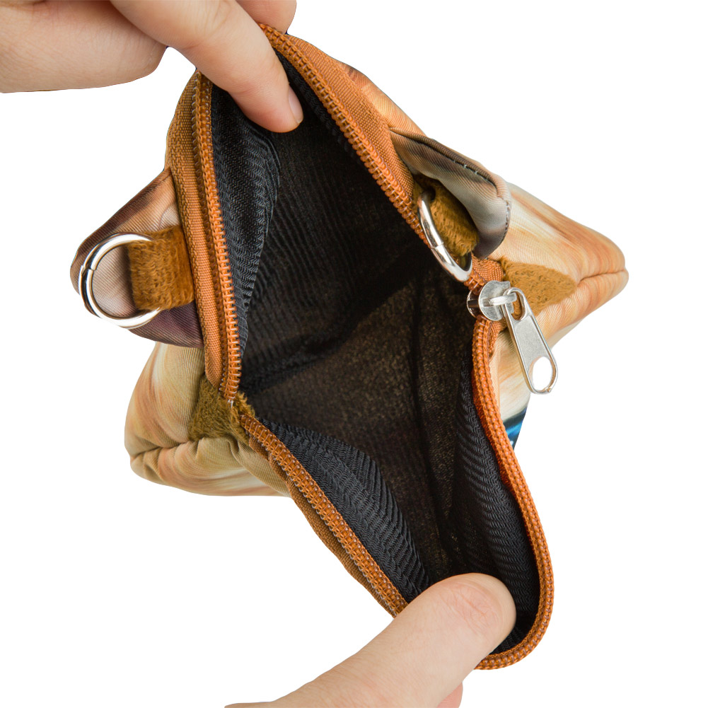 Neue Mode Damen Niedlich Schulter Tasche Katze Gesicht Tasche Karikaturdruck Reißverschluss Messenger Tasche Geld