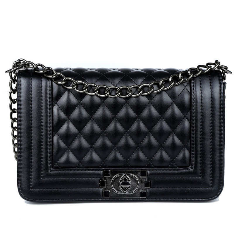 Marke Mode Damen Tasche Werbe Damen luxus Pu Leder Handtasche Kette Umhängetasche Plaid Damen Umhängetasche