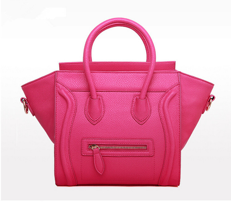 Handtaschen Luxus Marke einfarbig smiley Cross Body Tote Damen Tasche Lächeln Gesicht Geldbörse Dame Tasche
