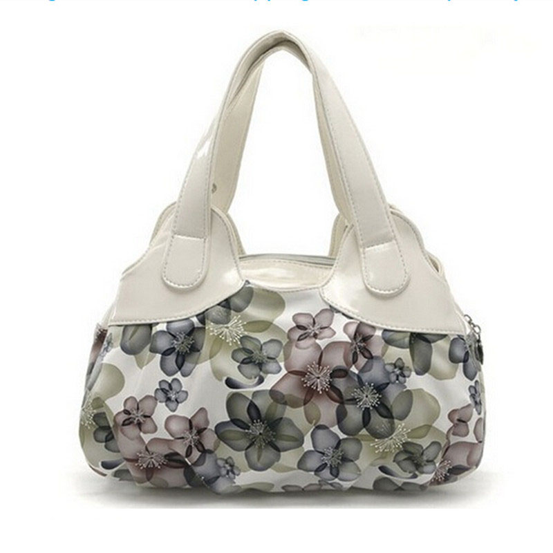 freies verschiffen neue beliebte blume muster pu Leder Damen Handtaschen Umhängetasche für weiblich