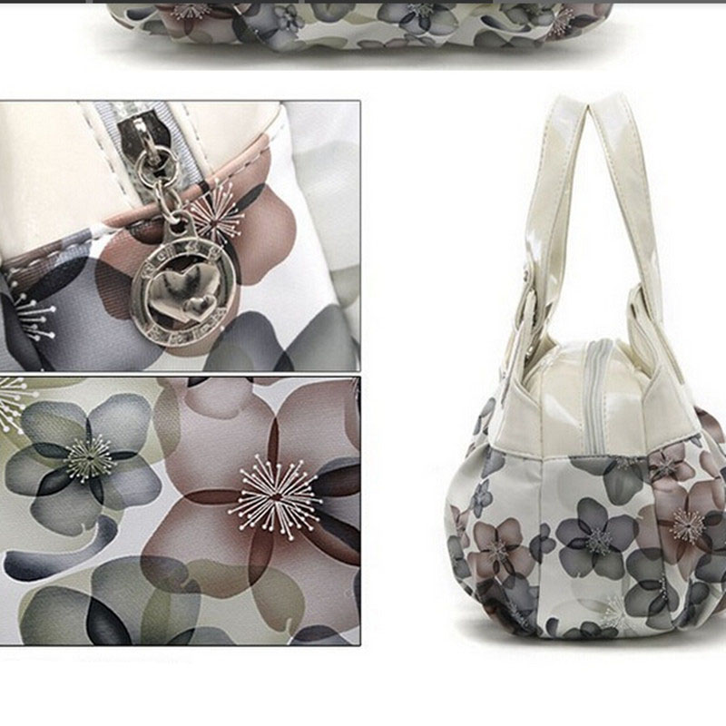 freies verschiffen neue beliebte blume muster pu Leder Damen Handtaschen Umhängetasche für weiblich