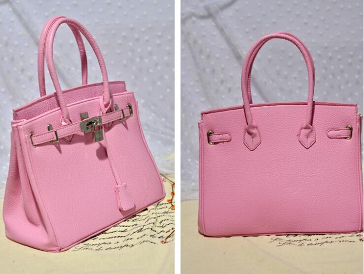 35cm Brand designer Damen Taschen mode Designer große silber lock Tasche schnalle Umhängetasche mit schal