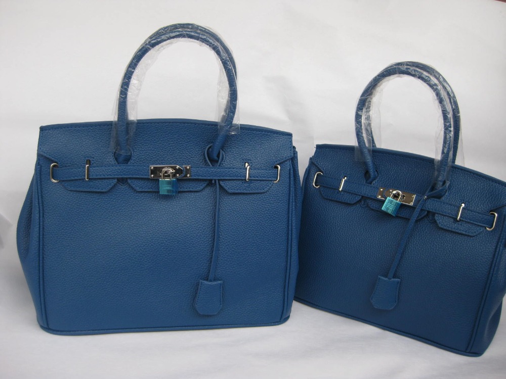 35cm Brand designer Damen Taschen mode Designer große silber lock Tasche schnalle Umhängetasche mit schal