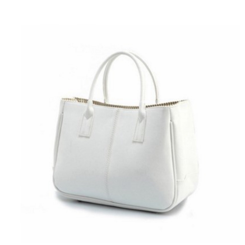 Hot Mode Pu Leder Damen Handtaschen Klassische Candy Farbe Top Griff Taschen Tote Damen Bolsa Tasche