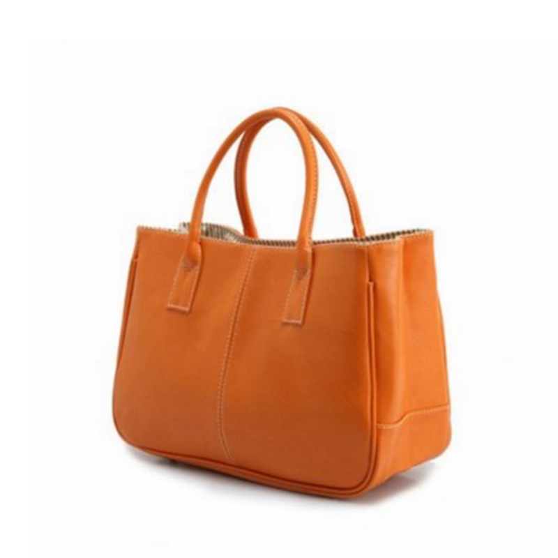 Hot Mode Pu Leder Damen Handtaschen Klassische Candy Farbe Top Griff Taschen Tote Damen Bolsa Tasche