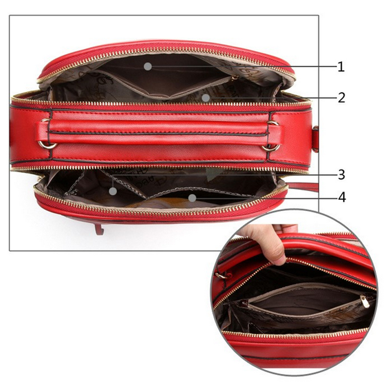 Hit Ihr Herz Gute Qualität Damen Handtasche Pu Leder Damen Messenger Bags Vintage Damen Tasche Tote Shell Tasche