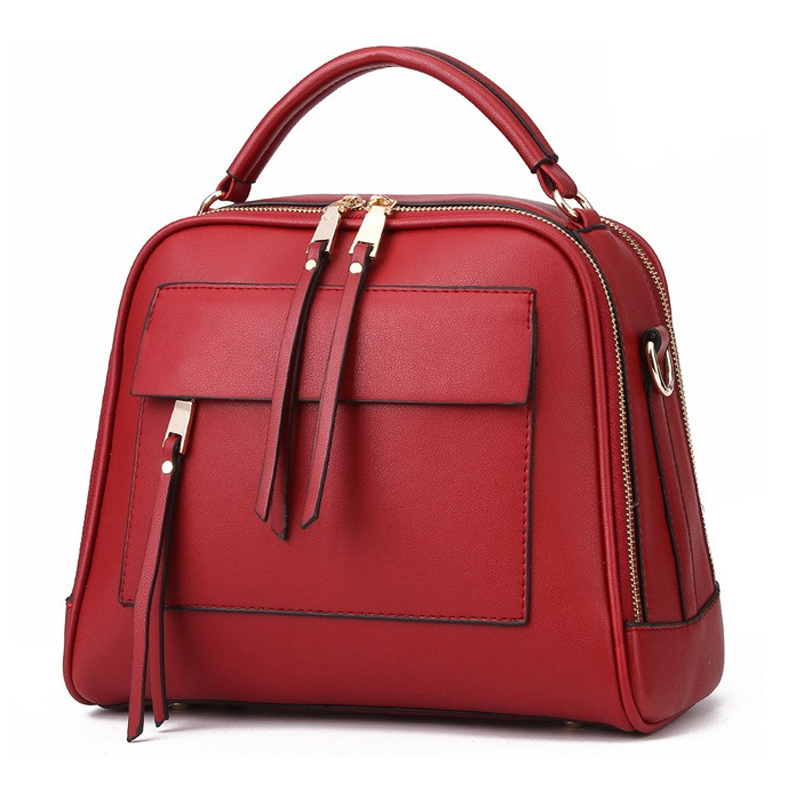 Hit Ihr Herz Gute Qualität Damen Handtasche Pu Leder Damen Messenger Bags Vintage Damen Tasche Tote Shell Tasche
