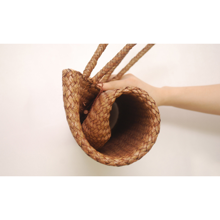 neue Sommer Tasche für Strand Großen Strohhut Taschen Handarbeit Gewebt Tote Damen Reisen Handtaschen Design