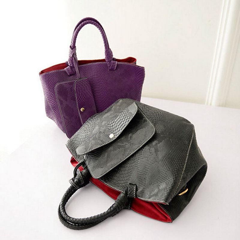 Leder Taschen Krokodil Schlangenhaut Damen Handtasche Fashion Designer Marke hohe Qualität Umhängetaschen