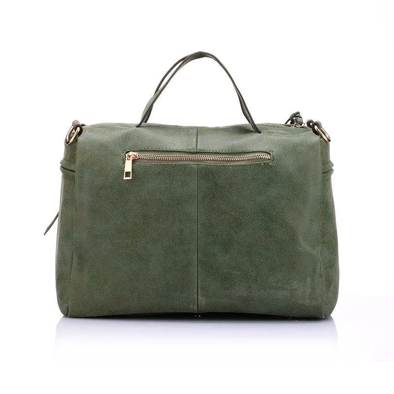 marke Damen Handtasche mit zwei riemen hochwertigen pu Leder tote Tasche retro schulter messenger bags grün