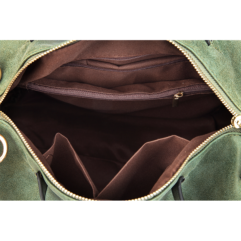 marke Damen Handtasche mit zwei riemen hochwertigen pu Leder tote Tasche retro schulter messenger bags grün