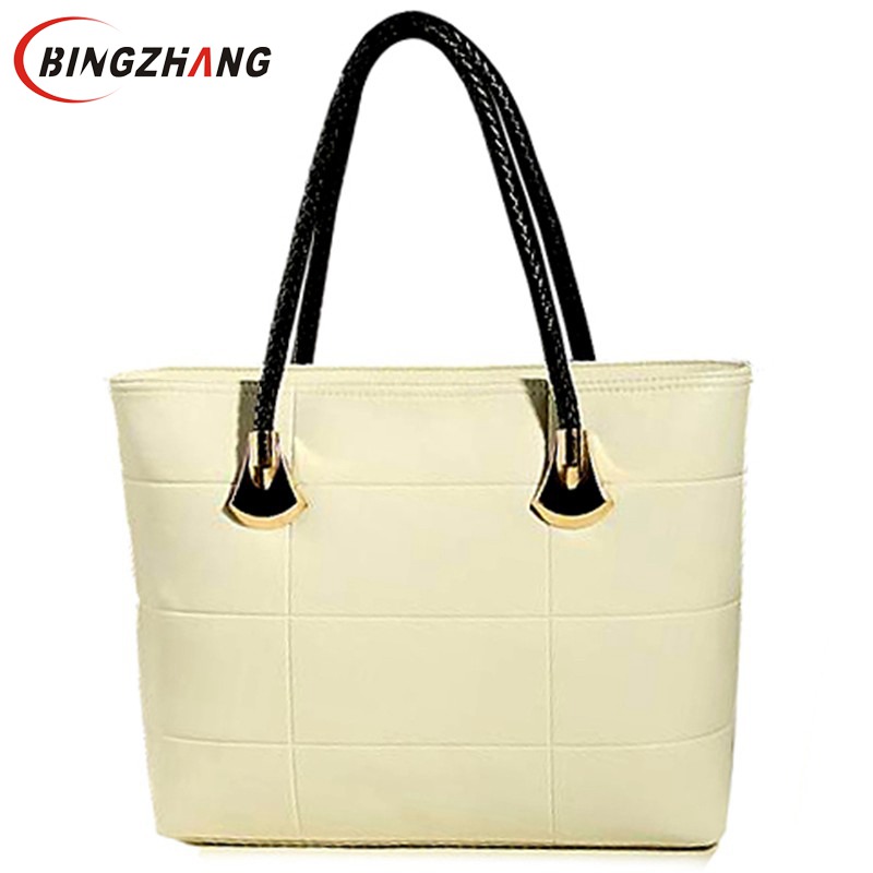 neue Stil Damen Mode Pu Leder Handtasche Damen Umhängetasche Messenger Bags Freies Verschiffen