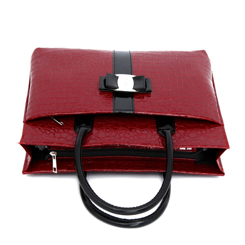 Neue Mode PU Leder Retro Pack Handtaschen Damen Alligator Handtasche Messenger Schultertasche Damen Tasche Förder