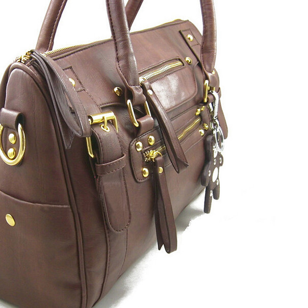 neue Design Pu Leder Damen Handtasche Vintage Tragen TroddelDamen Messenger Umhängetasche Lässig
