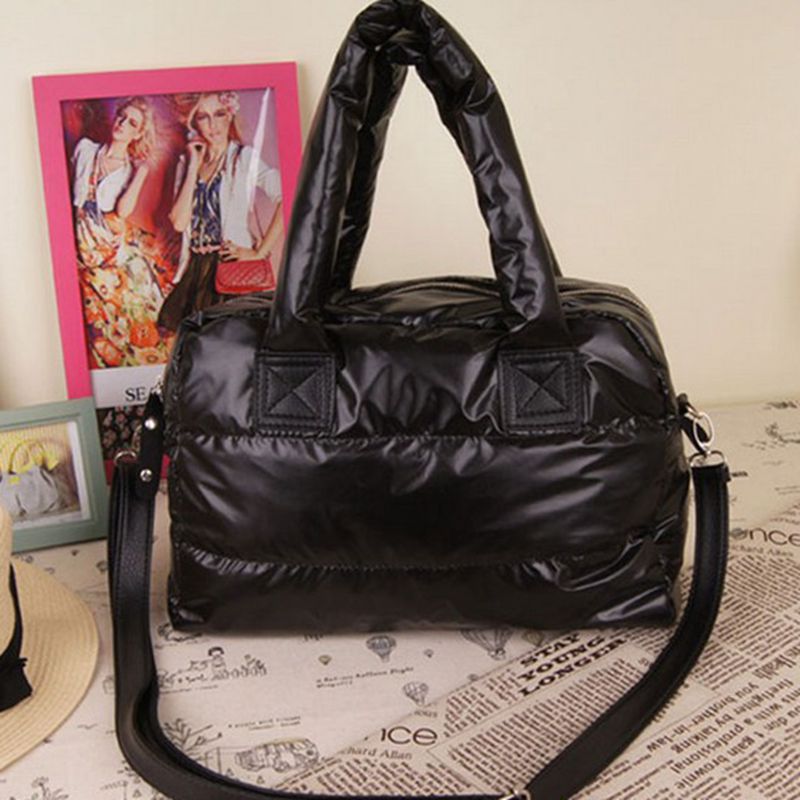 Neue Damen Handtasche feder Taschen Neue winter raum Taschen han ausgabe unten baumwolle gefütterte Tasche