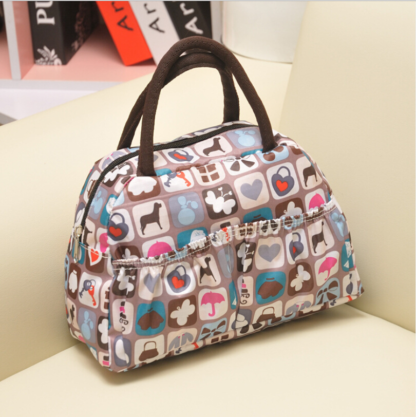 Neue Mode Cartoon Dame Damen Handtaschen mittagessenkastenbeutel Charakter Tier druckt süßigkeitfarbenbeute