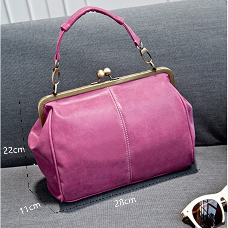 Neue Ankunft vintange Damen Top Griff Taschen Mode Damen Messenger Bags Leder Handtasche Damen Umhängetasche