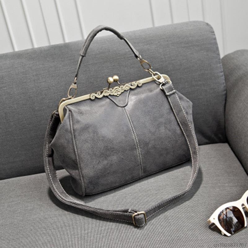 Neue Ankunft vintange Damen Top Griff Taschen Mode Damen Messenger Bags Leder Handtasche Damen Umhängetasche