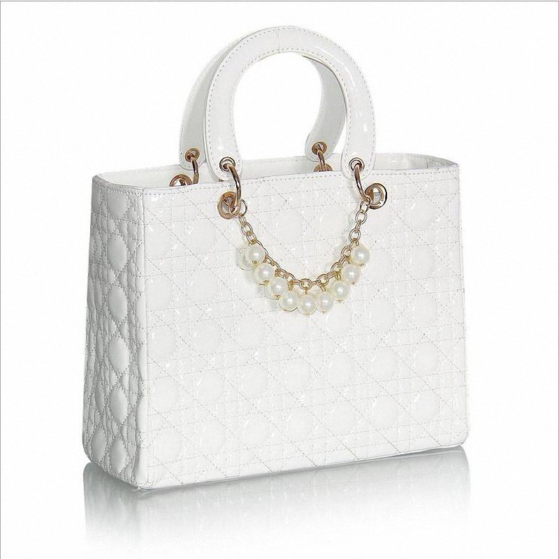 Damen Tasche Dame mode braut plaid Damen Handtasche echtem Leder perle Taschen Damen luxus Schultertasche Damen