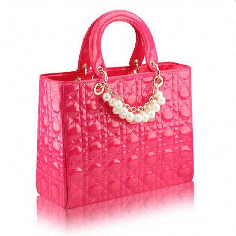 Damen Tasche Dame mode braut plaid Damen Handtasche echtem Leder perle Taschen Damen luxus Schultertasche Damen