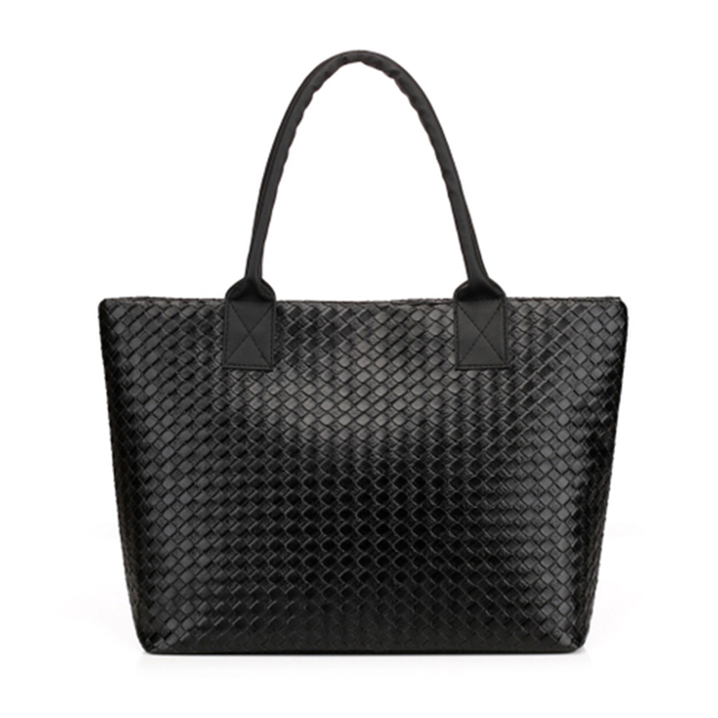 heißer Verkauf Damen Handtasche Pu Leder Schultertasche Große Kapazität Weben Messenger Bags
