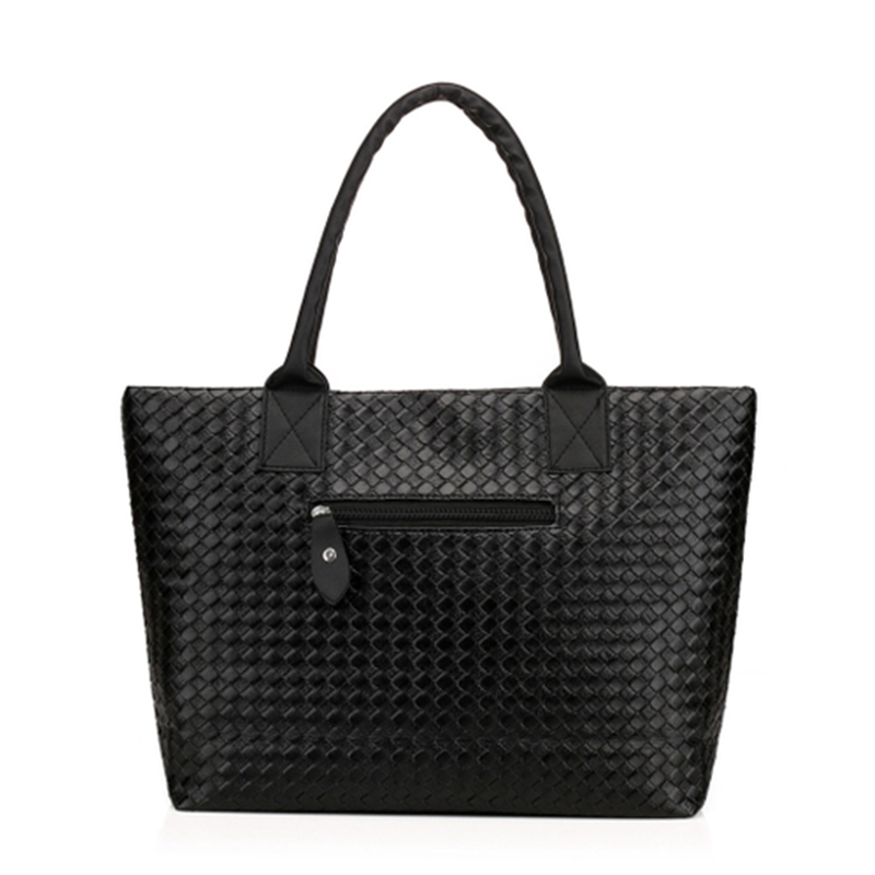 heißer Verkauf Damen Handtasche Pu Leder Schultertasche Große Kapazität Weben Messenger Bags