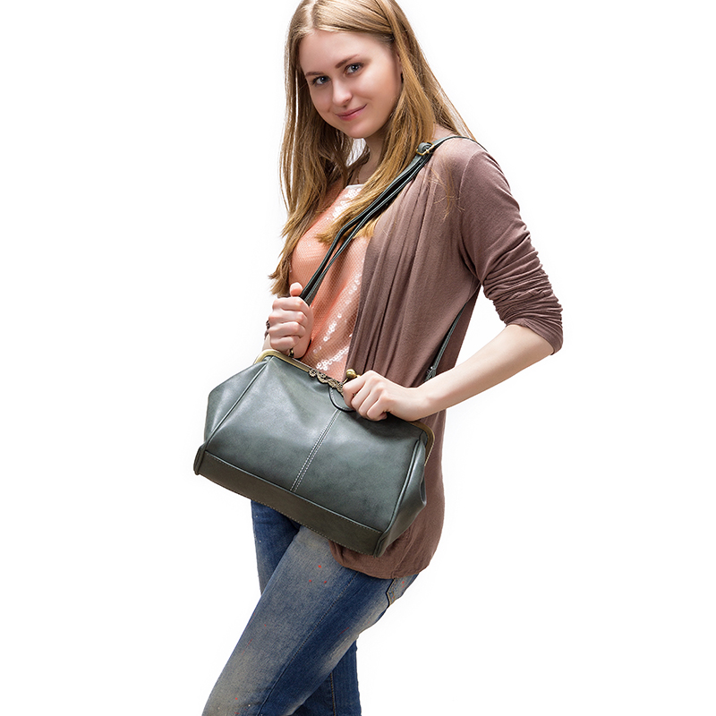 marke neue vintage Taschen retro pu Leder Einkaufstasche Damen messenger bags kleine grün kupplung Damen