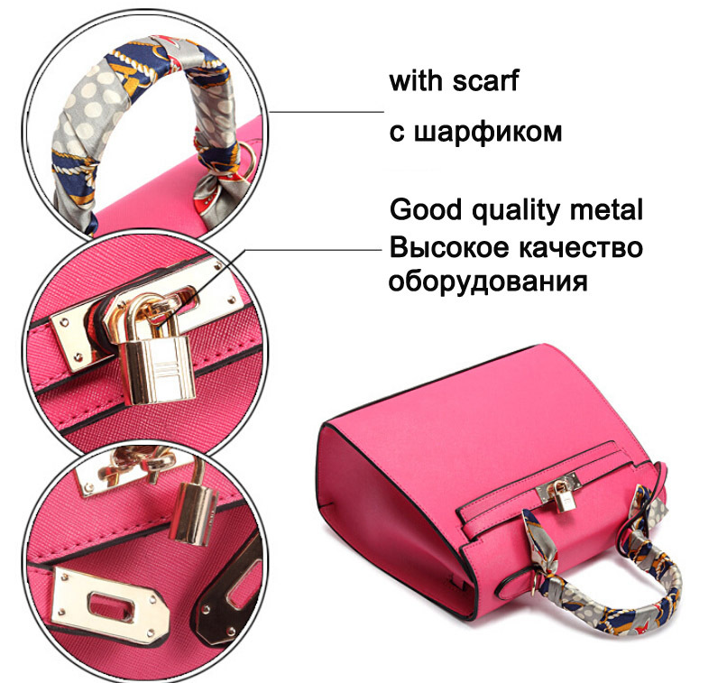 Damen messenger bags Damen tote kleine Umhängetasche Damen marke Leder Handtasche crossbody Tasche mit schal