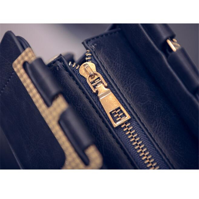 neue Ankunft PU Leder Damen Handtaschen Hochwertige Schultertasche Patchwork Casual Damen Tasche Mit Bären