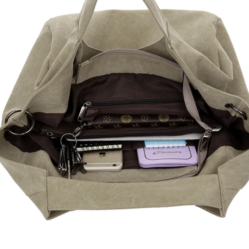 berühmte Marke Leinwand Handtasche Damen Umhängetasche Mode Lässig Designer Hochwertige Handtasche