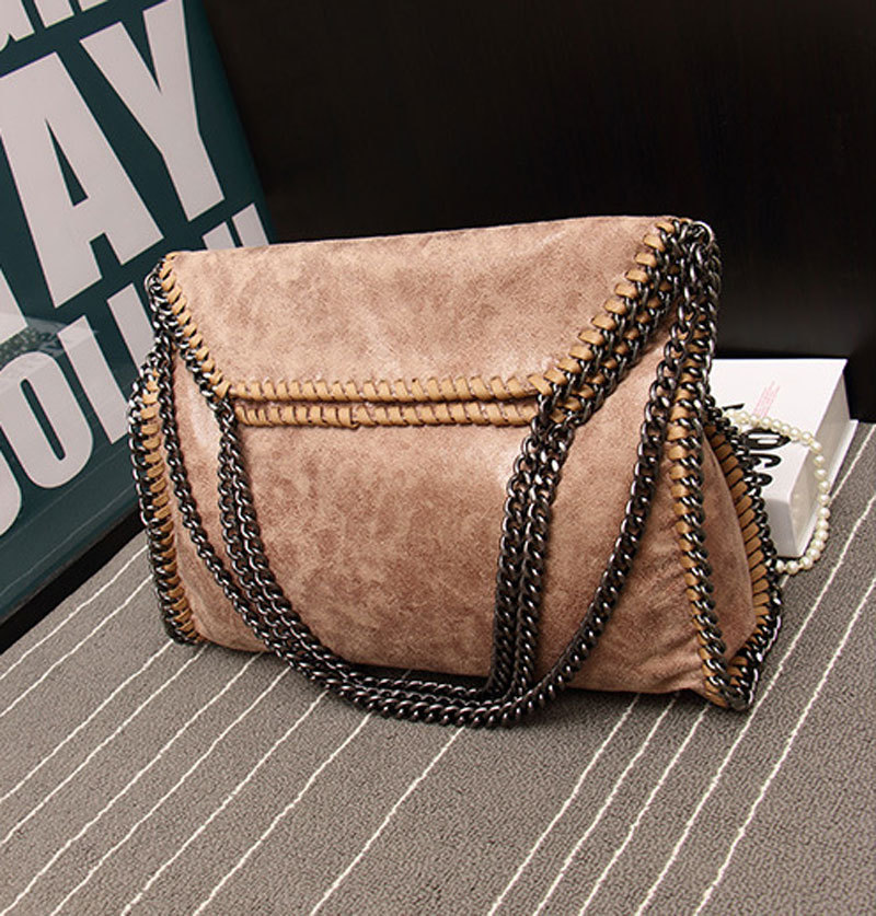 Damen Nachricht Tasche Pu Leder Mode Tragbare Kette Tasche Woven Umhängetaschen bolsa feminina carteras mujer