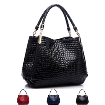 Damen Leder Krokodil Tasche Damen Designer Handtaschen Hochwertige Sac ein Haupt Alligator Organizer Bolsos Mujer