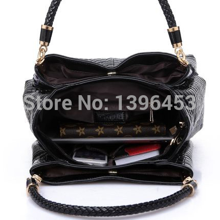Damen Leder Krokodil Tasche Damen Designer Handtaschen Hochwertige Sac ein Haupt Alligator Organizer Bolsos Mujer