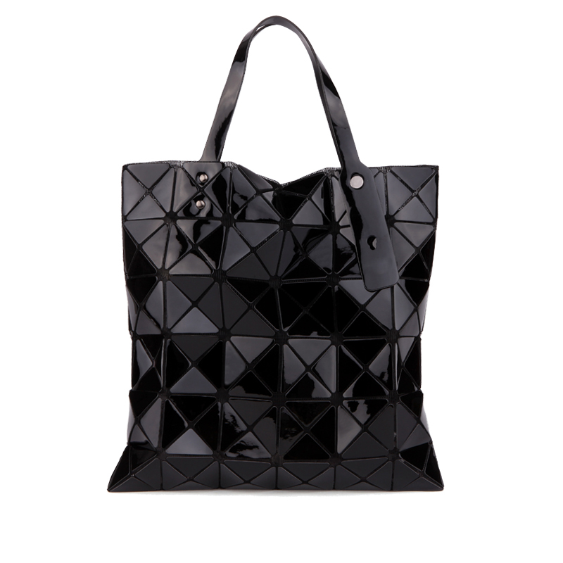 Mit Logo Damen Mode Tasche Geometrie Handtasche Pailletten Laser Einfachen Klapp Taschen Handtaschen Damen