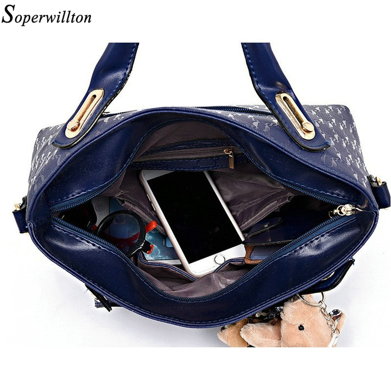 Berühmte Marke Damen Tasche Top Griff Taschen Mode Damen Messenger Bags Handtasche Set Pu Leder