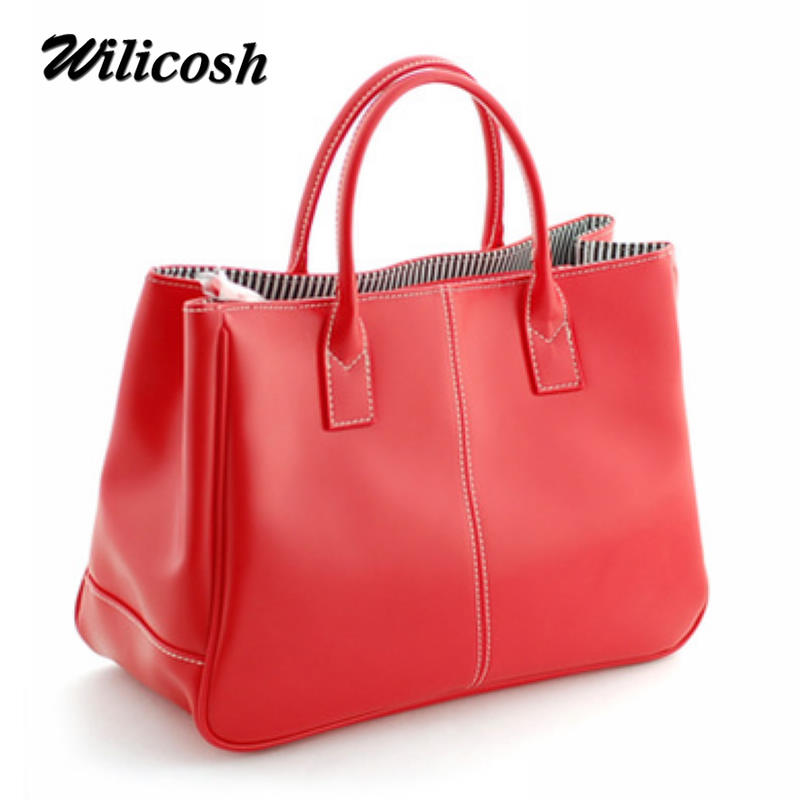 Sonderangebot heißer Verkauf PU Mode Damen Leder Handtasche Klassische candy farbe Damen tote schulter messenge