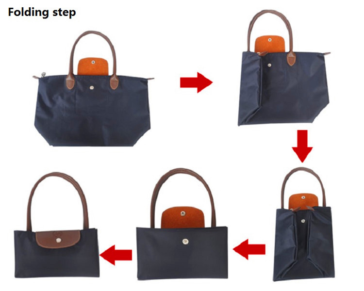 Frankreich beliebten Top Griff Taschen Designer Handtaschen Hohe Qualität Nylon faltbare Damen bolsos