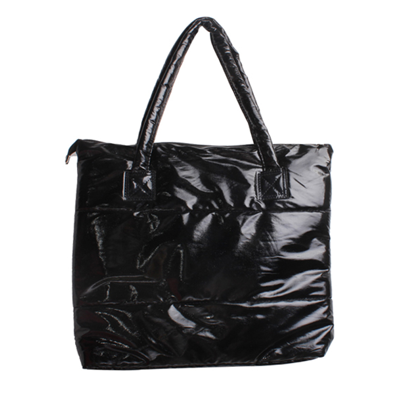 Damen Tasche Mode Damen Handtasche der Schulter Tote Kreativen Raum Pad Baumwolle Feder Unten Freies Verschiffen