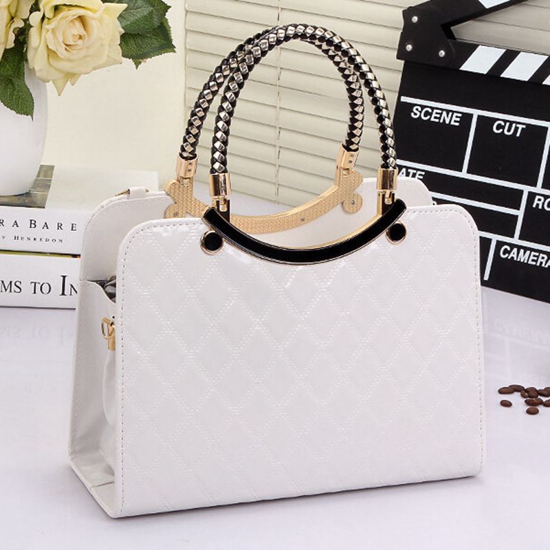 Marke Tasche nette Tote neue Modedesigner Große PU Leder Tote Umhängetasche Handtasche Damen Messenger Kette