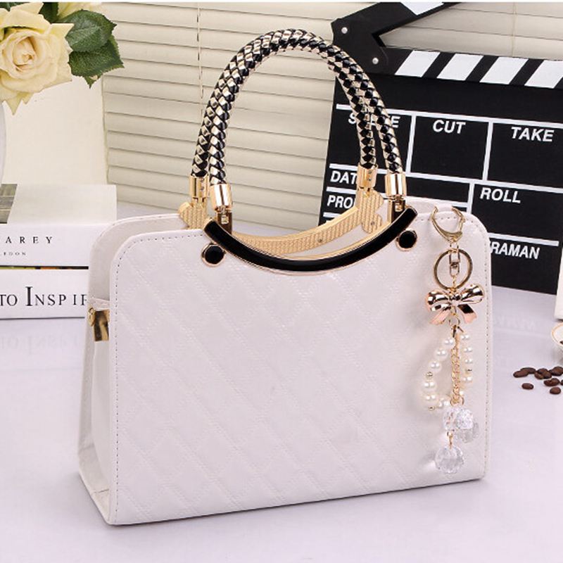 Marke Tasche nette Tote neue Modedesigner Große PU Leder Tote Umhängetasche Handtasche Damen Messenger Kette