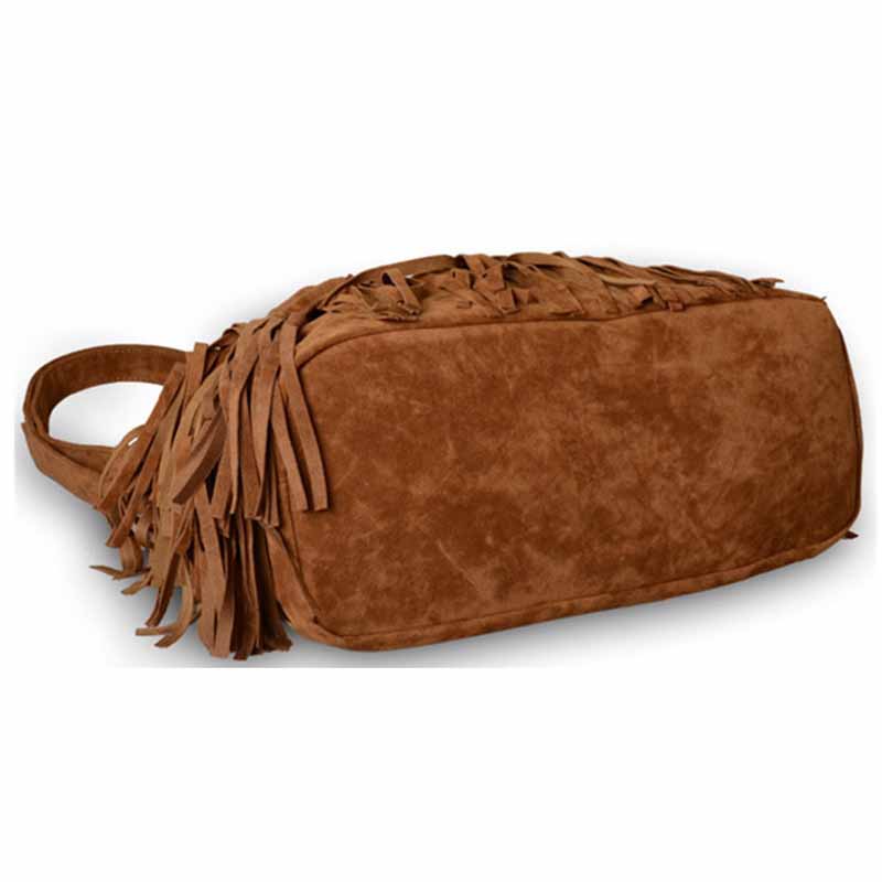 neue Hotsale Günstigeren preis förderung Quaste dame eimer Taschen Faux WildLeder Leder Umhängetaschen